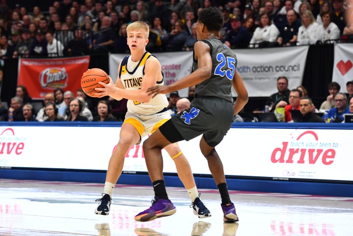 Lutheran East vs Ottawa-Glandorf boys basketball state championship Ben Jackson13